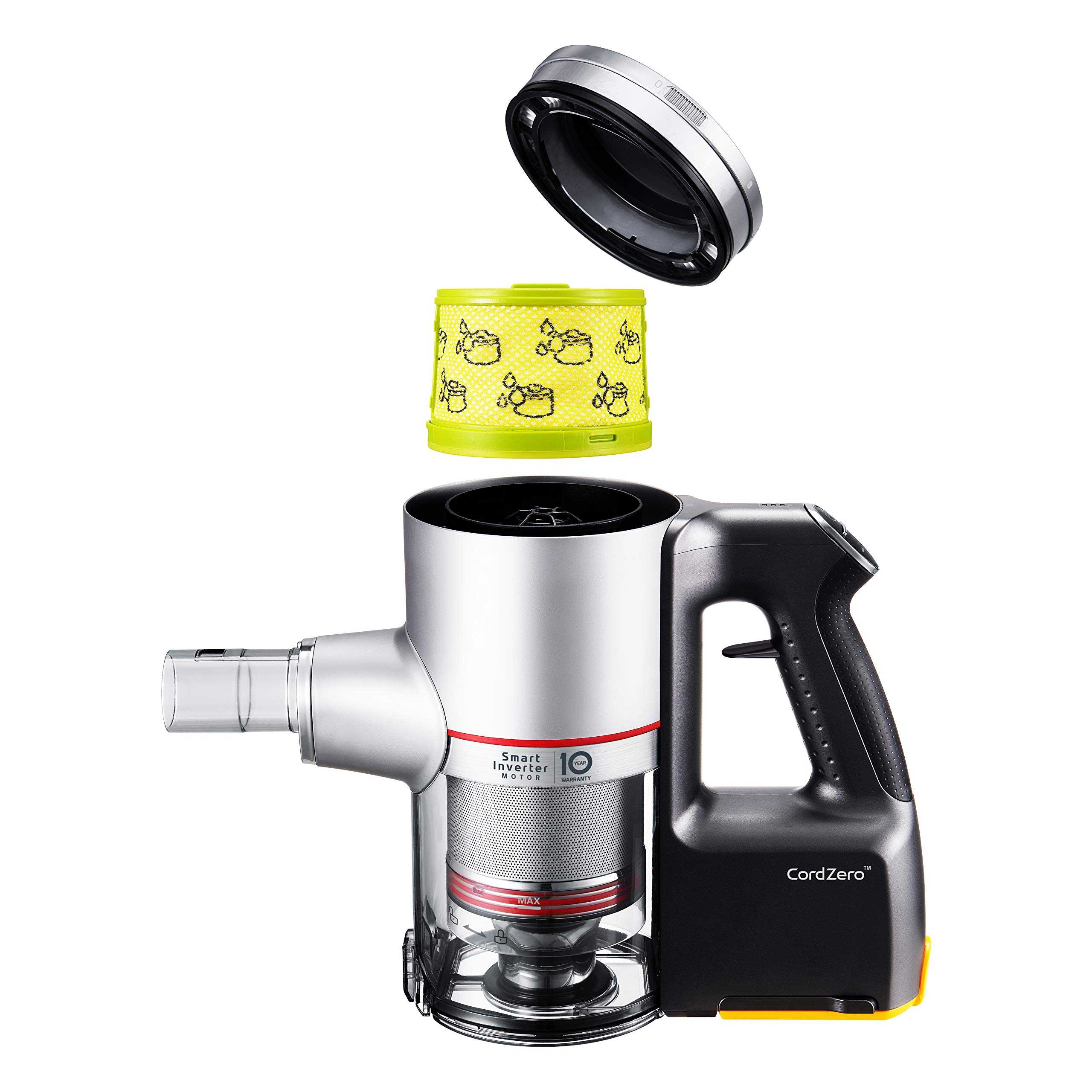 LG CordZero A9 Stick Vacuum Charge Plus, Matte Silver, A906SM